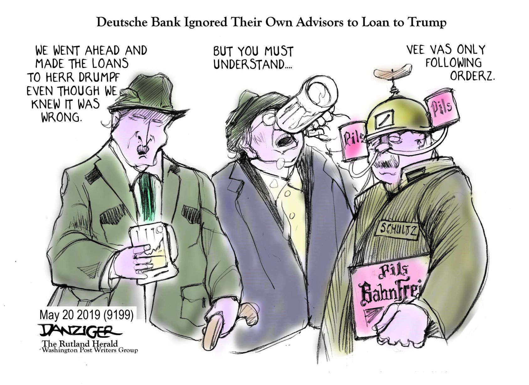 Jeff Danziger cartoon